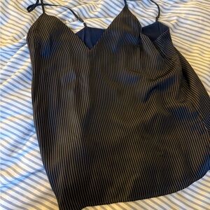 Cami NYC Olivia Pencil Stripe 100% Silk Tank